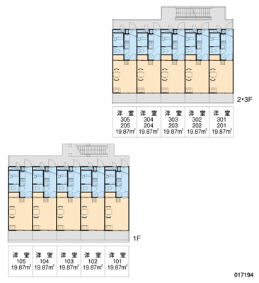 【区画図】 | レオパレス太子橋