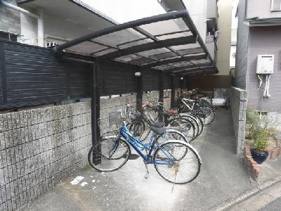 ハイツ山ノ内の駐車場|駐輪スペース
