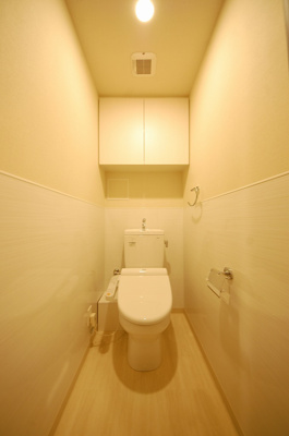 【トイレ】 | ファインフラッツ北浜 | 落ち着いた色調のトイレです