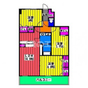 【間取り】 | カリーナ東那珂の間取り