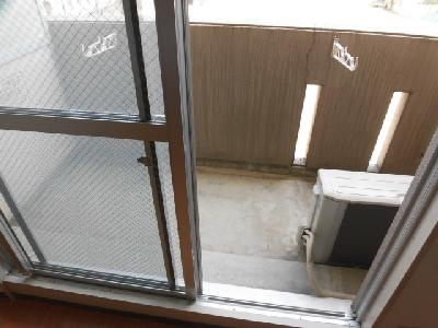 メロディハイム松原のバルコニー