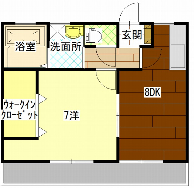 コンフォート弥右衛門の間取り