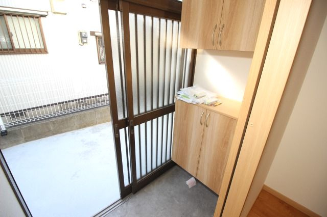 桜井町グランドハウスの玄関|落ち着いた玄関です