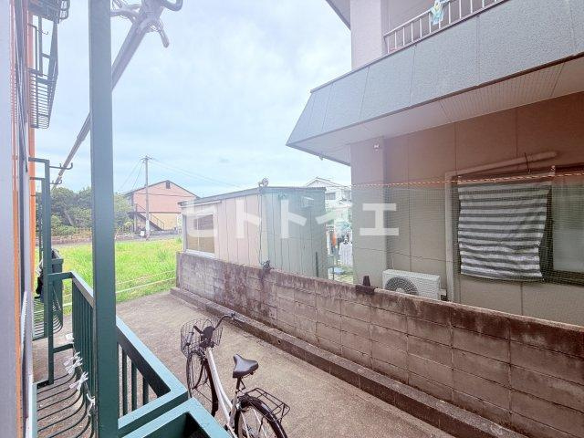 八女クリスタルハイムのバルコニー