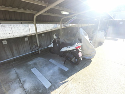 【その他共用部分】 | 横浜星の丘ビューシティC棟 | バイク置場です。