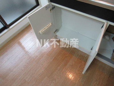 【収納】 | レジデンス春（河内小阪賃貸） | キッチン下の収納です