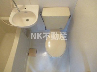 【トイレ】 | レジデンス春（河内小阪賃貸） | トイレです