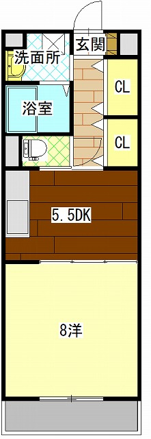 リーヴァ・ビスタ北本町の間取り|※間取り反転の場合あり