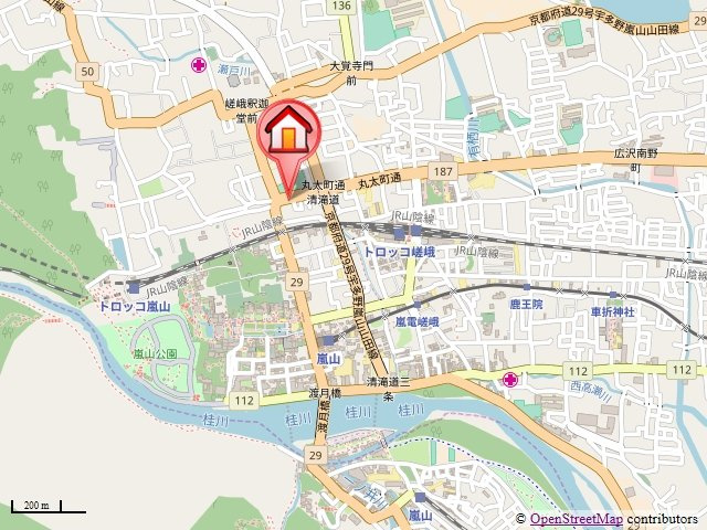 コスモプラザコマツの地図