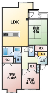 【間取り】 | リズ市川平田