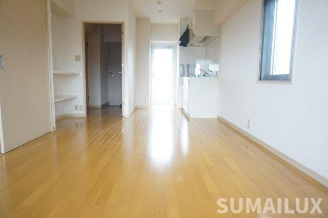 熊本市中央区新屋敷１丁目の賃貸マンションの居間・リビング