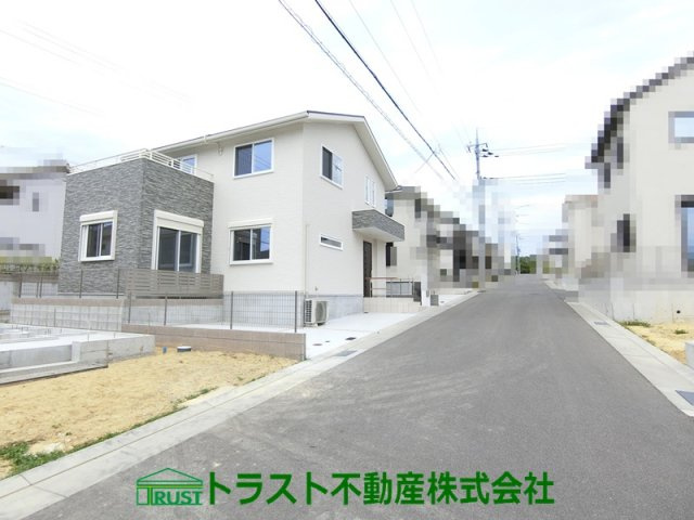神戸市垂水区舞多聞西6丁目２号地 新築戸建の前面道路含む現地写真