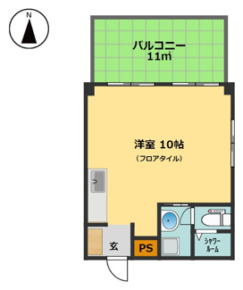 【間取り】 | グリーンコーポかもん山公園