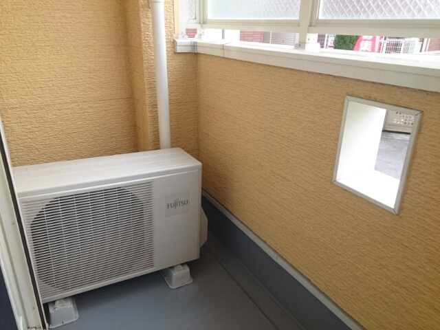 ミゾノカワAのバルコニー