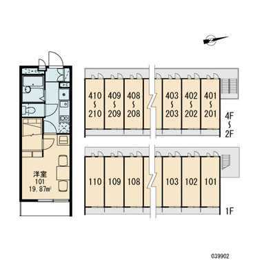 【区画図】 | レオパレスレヴェルベールⅤ