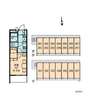 【区画図】 | レオパレスすぷりんぐＫ