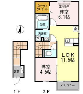 【間取り】 | Ｍ・Ｋ3