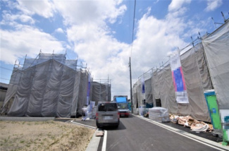 【前面道路含む現地写真】 | ３号棟　現地（2020年4月）撮影
前面道路は南側幅員約6.0mの公道。