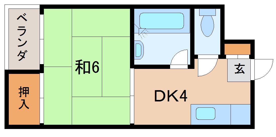 シャトレ西崎の間取り