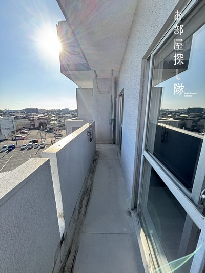 パステル12のバルコニー