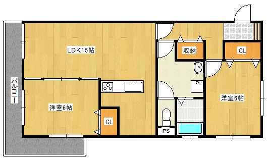 パステル12の間取り