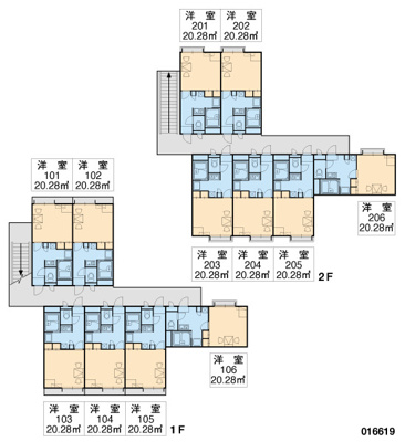 【区画図】 | レオパレスヴィレッジ