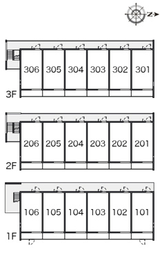 【区画図】 | クレイノ浪華Ⅳ