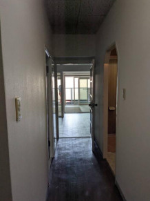 ユニハイツ朝霧の玄関