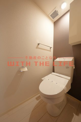 WITH THE LIGHT（ウィズザライト）【10，000円キャッシュバック対象物件】のトイレ|落ち着いたトイレです