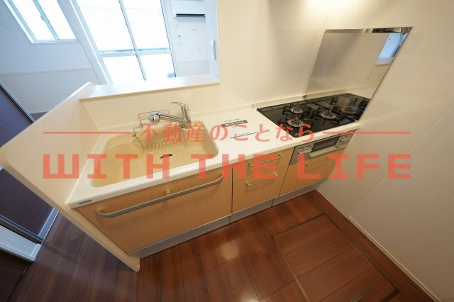 WITH THE LIGHT（ウィズザライト）【10，000円キャッシュバック対象物件】のキッチン|お料理しやすいキッチンです