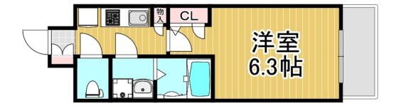 【間取り】 | レジュールアッシュ心斎橋VITA