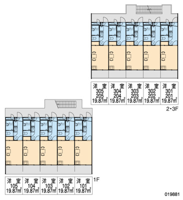 【区画図】 | レオパレスＷＡＫＡＫＵＳＡ