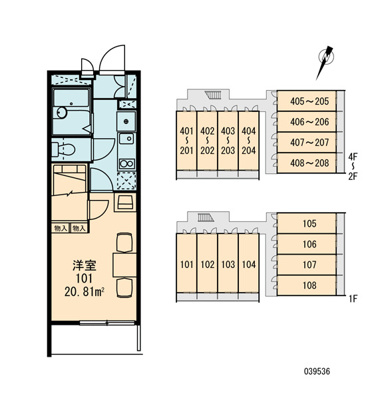 【区画図】 | レオパレスアゼリア蛍池