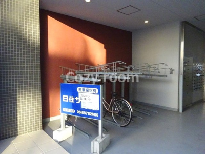 【その他共用部分】 | ハピネス江坂 | 駐輪場です