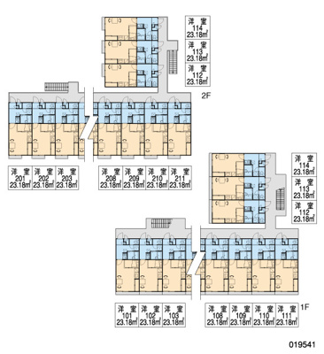 【区画図】 | レオパレスフォレストⅡ