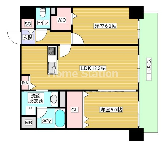 【間取り】 | ハナミズキ福島