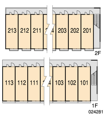 【区画図】 | レオパレス修浦Ⅱ
