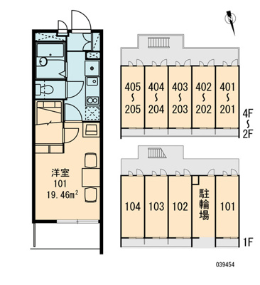 【区画図】 | レオパレスタウンコート昭和町