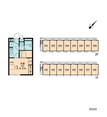 【区画図】 | レオパレス南田辺