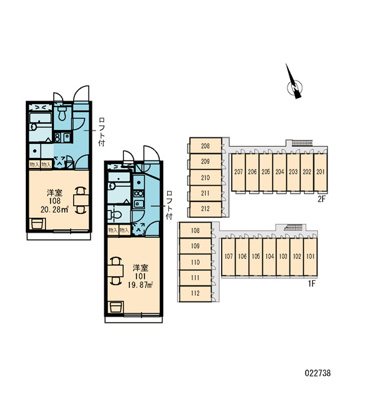 【区画図】 | レオパレス昭和町