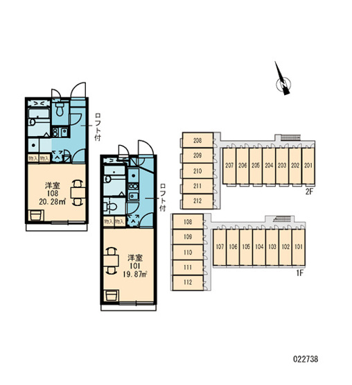 【区画図】 | レオパレス昭和町