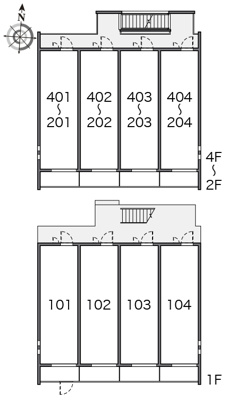【区画図】 | クレイノＨＩＫＡＲＩ