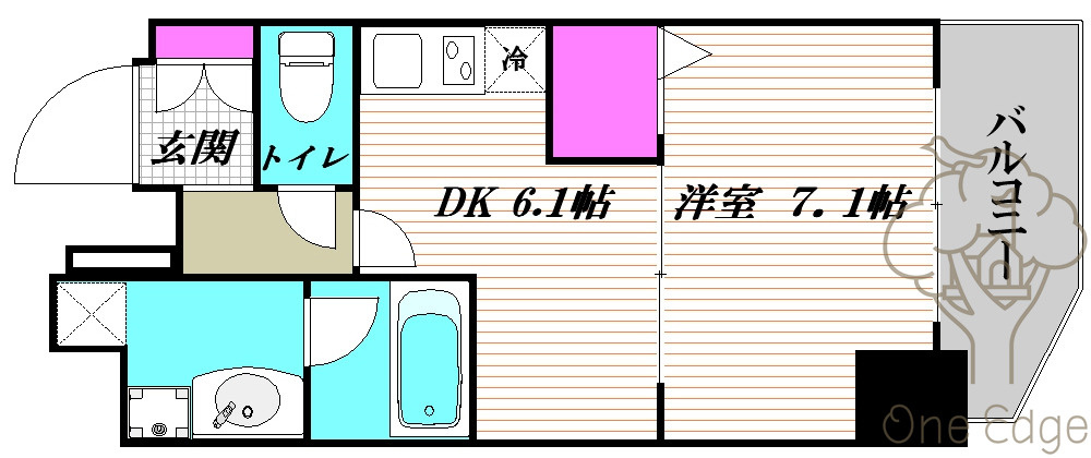 クリスタルグランツ新大阪の間取り