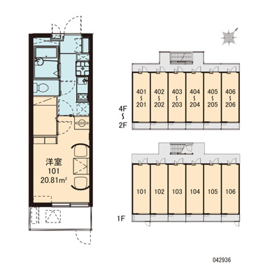 【区画図】 | レオパレスＬｅａｆ