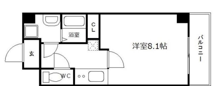 AK-PLACE塚本の間取り