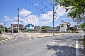 【前面道路含む現地写真】 | １号棟　現地（2020年４月）撮影
前面道路は西側幅員約6.0ｍの公道。