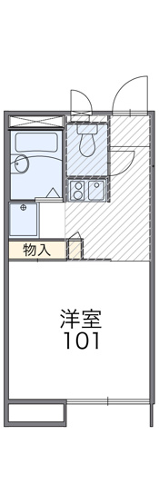 【間取り】 | レオパレスヴィラコロンナ千里