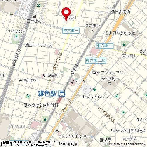 【地図】 | カサーディア蒲田