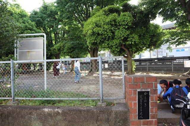 秀和薬円台レジデンス　１階専用庭付の周辺|マンションの隣は公園です。