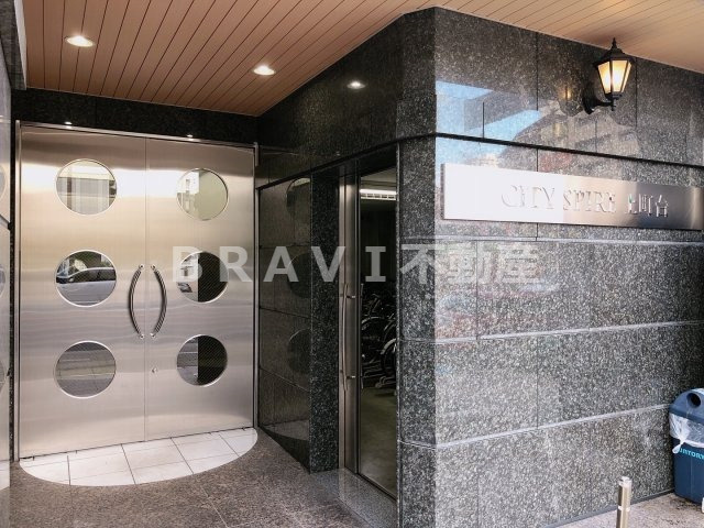 CITY SPIRE上町台（シティースペア上町台）　BRAVI不動産のエントランス|【CITY SPIRE上町台（シティースペア上町台）】清潔なエントランスです